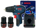 GSR 12V-30 BOSCH SKRUTKOVAČ 2x2,0Ah BEZKÚFAROVÝ