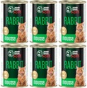 John Dog for Cat Rabbit Mousse 6 x 400 g