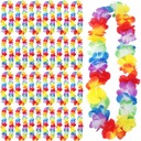 Havajský náhrdelník Hawaii Aloha Colorful Flowers Hen Party 90cm 25ks.