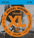 D'Addario EXL140 10-52 Struny pre elektrickú gitaru