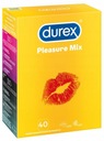 DUREX Pleasure Mix kondómy 40 ks, stimulačné