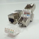 Keystone Jack RJ45 kat. 6 FTP modul, Netrack bez náradia