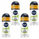 NIVEA MEN CITRUS SMASH Antiperspirant roll-on 4 ks