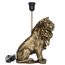 Stojacia stolná lampa LION, zlatá, retro glamour, dekorácia do obývačky, darček