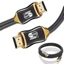 Kábel hdmi 2.1 video ultravysoká rýchlosť 8k 60hz 4k 120hz zlatý 3m