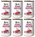 Brit Mono Protein Beef 6 x 400 g s hovädzím mäsom