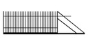 Vjazdová brána posuvná K 4,00 m POLBRAM