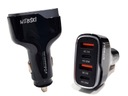 VÝKONNÁ NABÍJAČKA DO AUTO 2xUSB 2XUSB TYP C 38W