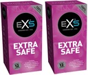 EXS Extra Safe SILNÉ KONDÓMY Krabička 2x12 ks.