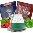 Súprava tekvica + Bombilla yerba maté 100g