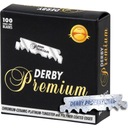 Holiace žiletky Derby Premium na polovičné holenie 100 ks.