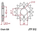 JT JTF512.16 PREDNÉ OZUBENÉ KOLO