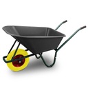 CAPACITY Stavebníctvo Wheelbarrow 100L 250KG PVC s PU kolesom