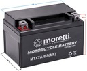 BATÉRIA GÉLOVÉHO SKÚTRU MTX7A-BS 12V MORETTI