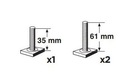 Kompletný posuvný adaptér Thule T-track za 591 598