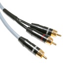 Y-TYPE KÁBEL SUBWOOFERU 1x RCA - 2x RCA MELODIKA MDSWY60G GUNMETAL 6m