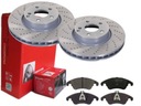 BREMBO PREDNÉ DISKY, DESTIČKY, MERCEDES E W212 322MM