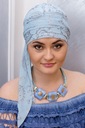 AMELIA CHIFFON MOUSSELINE SCARF LIDIA turbany