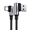 Obojstranný uhlový kábel USB-C USB opletený kábel