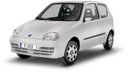 Bočné lišty Fiat Seicento, 1998-2007, 3 dvere