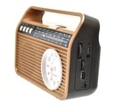 RÁDIO RETRO USB BLUETOOTH HODINKY SD KARTA FM AUX