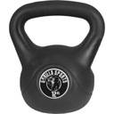 Kettlebell 12 kg vinyl Gorilla Sports čierny