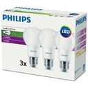 LED žiarovka E27 8W = 60W 806lm 2700K PHILIPS 3BAL.