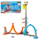 HOT WHEELS TRACK SET DVOJSLUČKOVÁ MEGA TOWER 80CM GRW39 + AUTO