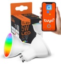 GU10 RGB CCT + White WiFi TUYA SMART inteligentná halogénová LED žiarovka