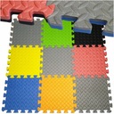 FOAM MAT Penové puzzle 2 cm Sada 9 ks