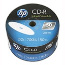 HP CD-R, CRE00070WIP-3, 69301, tlačiteľné, 50-balenie,