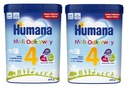 HUMANA 4 NÁSLEDNÉ MLIEKO PO 24 M+ 2x650g 2 BAL.