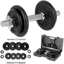 MEGA SET DUMBS HMS 20 kg 2x10 kg + kufor