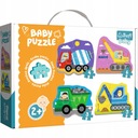 PUZZLE BABY CLASSIC VOZIDLA NA STAVEBNOM PUZZLE