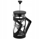 SKLENENÝ PIESTOVÝ SVORNÍK NA ČAJ KÁVA BYLINKY FRENCH PRESS 1000ml ČIERNA