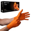 Silné nitrilové rukavice GoGrip Orange L 50 ks