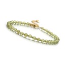 Peridot Stone náramok 3 mm