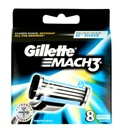 NÁPLŇOVÉ NÁPLŇKY PRE HOLIACE ČEPELE GILLETTE MACH3 8 ks