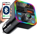 FM BLUETOOTH VYSIELAČ MP3 SD RGB NABÍJAČKA RÝCHLE NABÍJANIE QC3.0 2xUSB