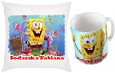 SÚPRAVA HRNCA A VANKÚŠKA SPONGEBOB + MENO