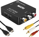 ADAPTÉR RCA na HDMI S KÁBLOM HDMI+RCA PS2 XBOX