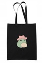 Frog Shopper BAG Eco Cotton Bag 6 Fashionable Black