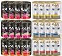 Krmivo pre mačky RAFI CAT mix 6 príchutí 24x400g-415g