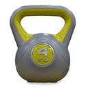 Kettlebell Ball 4kg Vinylová váha Činka MASTER