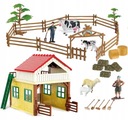 DETSKÝ SET FARMÁRSKA STODOLA, FARMA, POSTAVKY + DOPLNKY MIERIKA 1:24