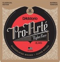 Gitarové struny D'Addario EJ45 PRO-ARTE. klasický