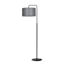 Lampa Stojacia stojaca lampa TRAPO LP1 BL GREY Čierno šedá LED