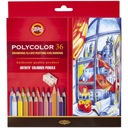 Pastelky POLYCOLOR 36 farieb 3835 KOH-I-NOOR