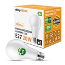 6x E27 A70 LED žiarovka 20W=140W 3 BERGE FARBY