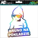 Nálepka na okno BRUNO ON BOARD HOLOGRAM